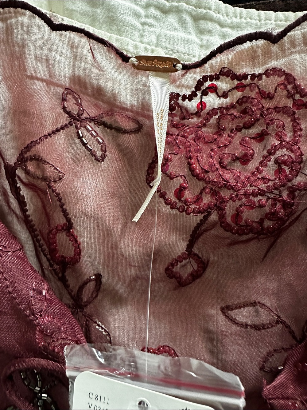 Free People garden embellished tank - Picture 3 of 4